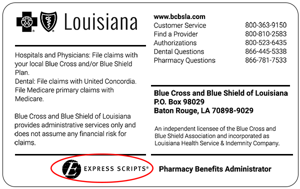 Express Scripts Id Card